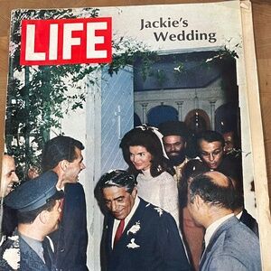 Life Magazine Jackie Kennedy’s Wedding Nov. 1, 1968